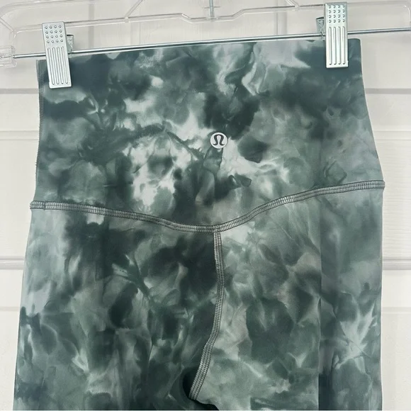 SOLD! Lululemon Align High Rise Tight 25” Diamond Dye Starlight Smoked Spruce 2 - Picture 9 of 12